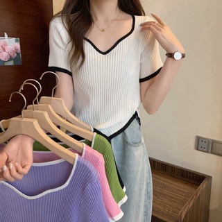 030. ÁO LEN CỔ TIM BASIC (hàng có sẵn)