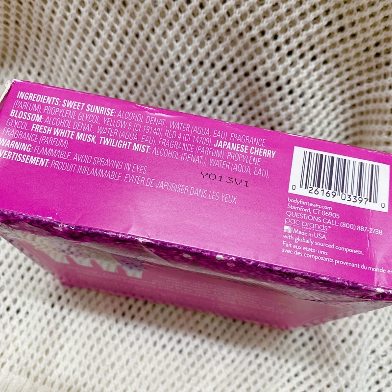 [Hàng USA] Set Fragrance Body Sprays / Giftset Xịt Thơm Body Fantasies 4 x 50ml (4 x 1.7 fl oz)