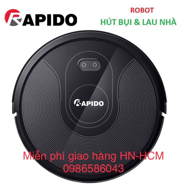 Robot hút bụi và lau nhà Rapido RR8, bảo hành 12 tháng