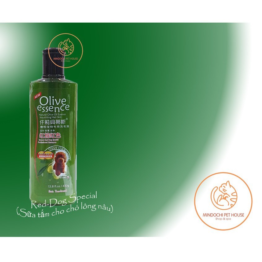 Sữa Tắm Olive Essence Cho Chó Mèo 450ml Giá Rẻ #MintPet