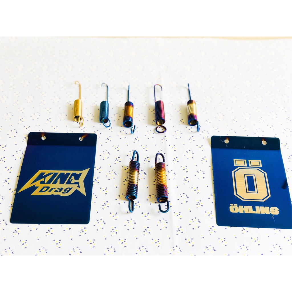 Lò Xo inox Mạ Titan cho Chân Chống Nghiêng và Chống Đứng các loại xe máy