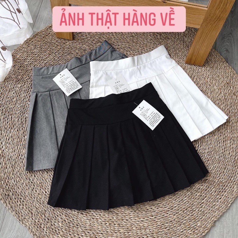 Chân váy xếp li 2 cạp (có quần trong)