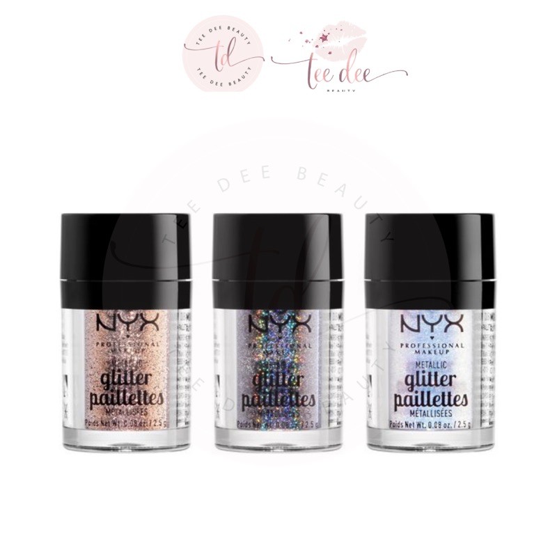 Nhũ mắt dạng hạt NYX Metallic Glitter