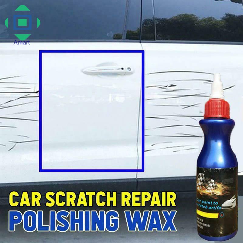 AM Car Body Scratch Remover Repair Pen + Soft Sponge + Towel Automotive Waxing Polishing Tool