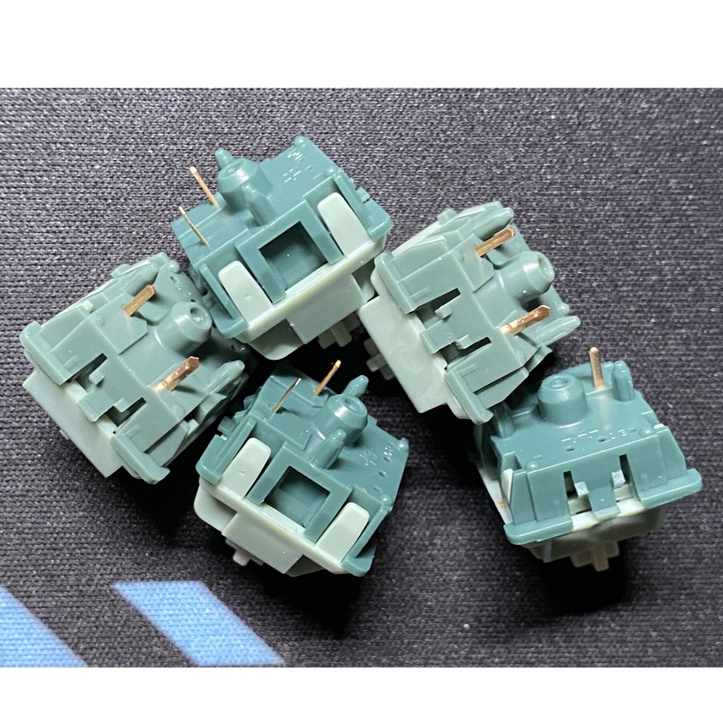 Nama Công Tắc Rắn Xanh Dạng POM POM Mở Rộng Bàn Phím Cơ 5 Pin 65g