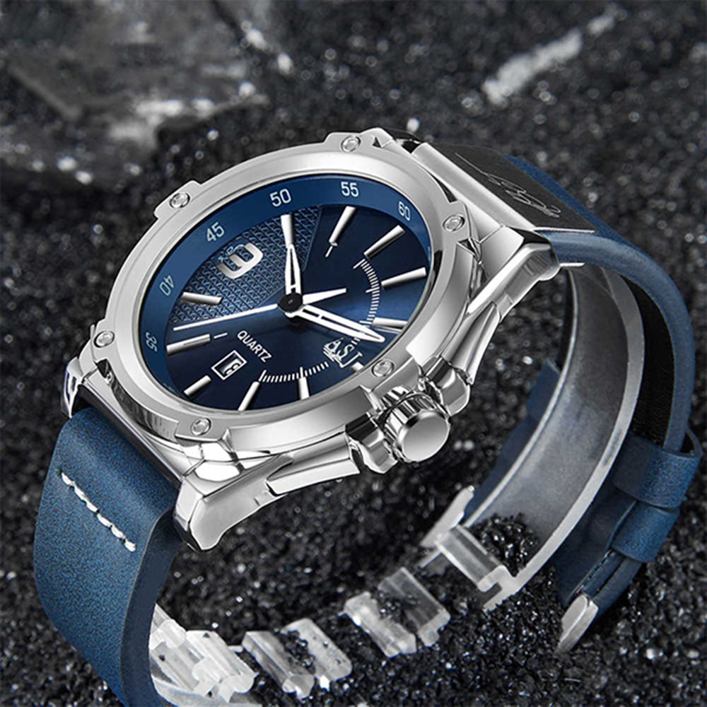 Đồng Hồ Nam ASJ Nhật Bản Fullbox, Thiết Kế Hiện Đại, Mặt Kính Sapphire, Dây Da Cao Cấp, Chống Nước, Chống Xước Tuyệt đối | BigBuy360 - bigbuy360.vn