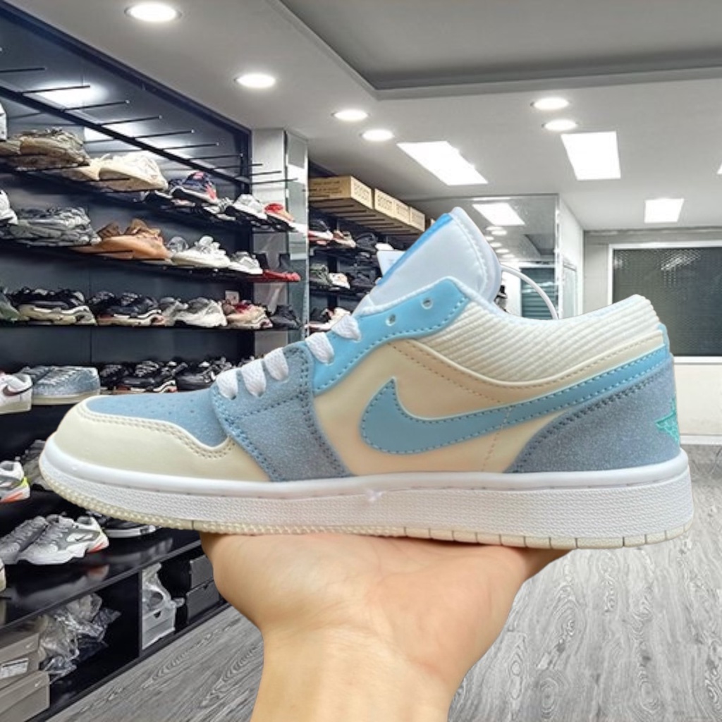 Giày Thể Thao Nam Nữ Sugar JD Thấp Sail Light Blue full bill box 1.1 - Yabi_boutique