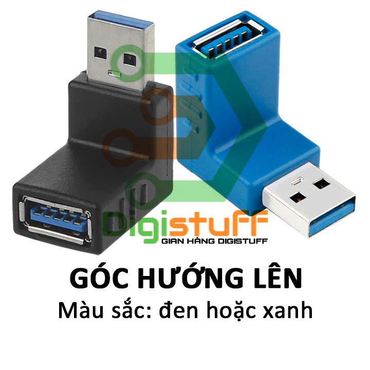 Đầu nối cáp USB 3.0, USB 2.0 - nối dài, bẻ góc lên, xuống, trái, phải