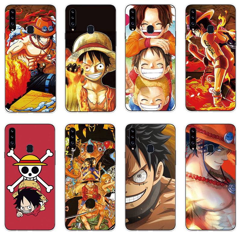Ốp lưng TPU mềm Samsung Galaxy A10S A20S A20E A30S A50S A70S One Piece Ace hoa văn