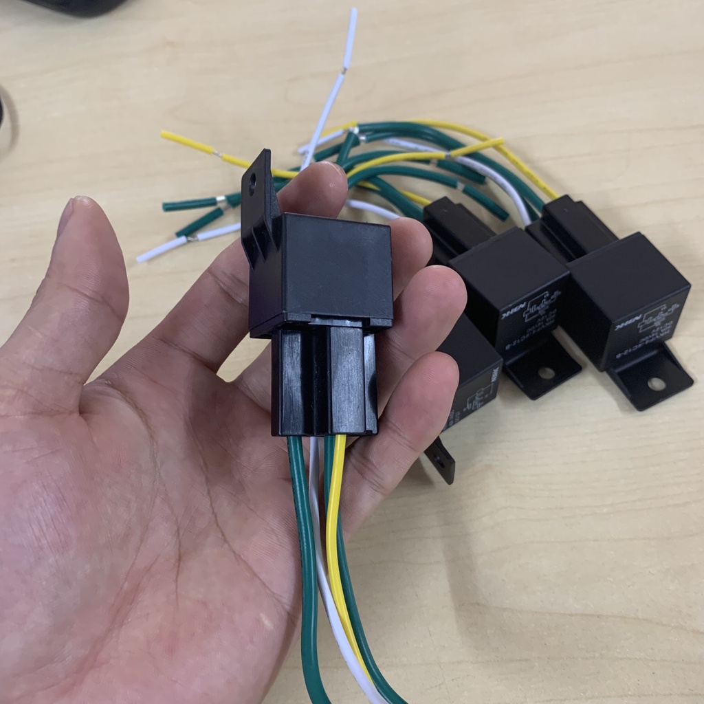 Rơ Le  TIANBO 12V 40A 5 chân có giắc cấm