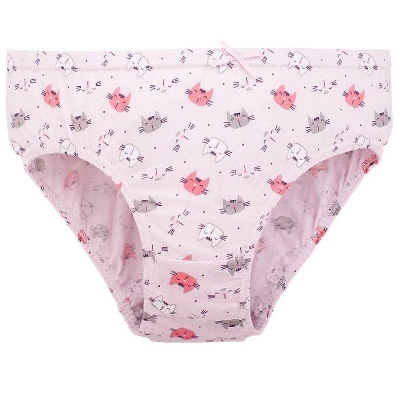Set 5 Quần Lót Bé Gái - Mẫu Mèo TangMeng