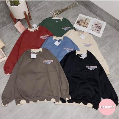 Áo sweater nỉ đẹp áo nỉ nữ dày dặn phong cách hàn quốc lizhouse | BigBuy360 - bigbuy360.vn