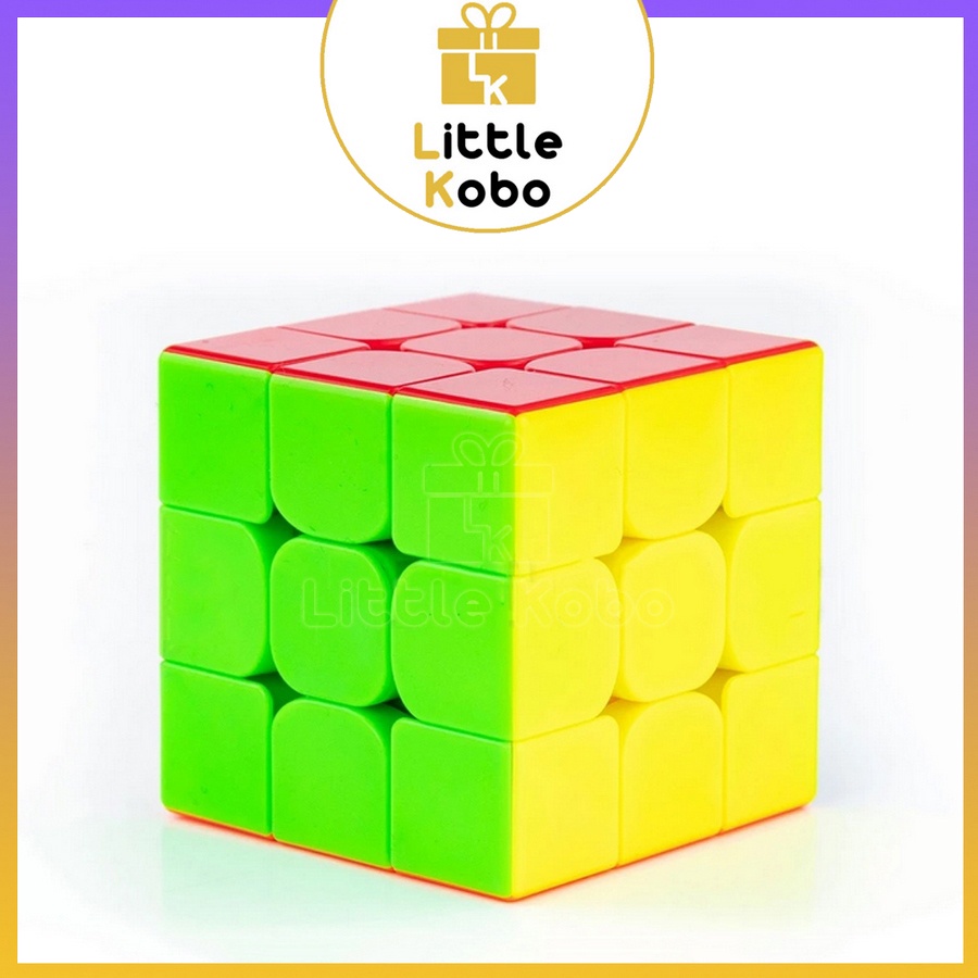 Rubik 3x3 Nam Châm QiYi MS Magnetic Stickerless Rubic 3 Tầng Đồ Chơi Thông Minh