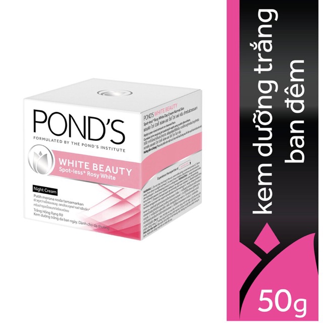 [CHÍNH HÃNG] KEM DƯỠNG TRẮNG BAN ĐÊM POND'S WHITE BEAUTY 50G.