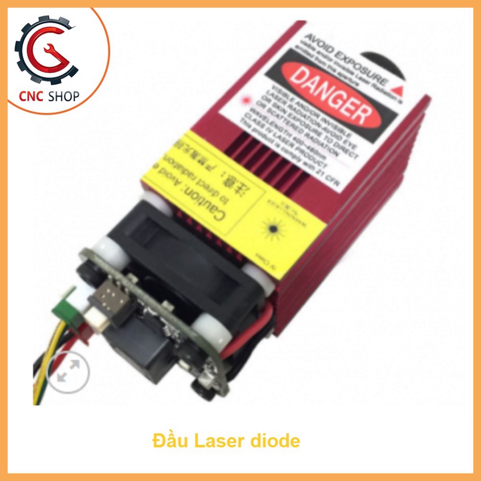 Đầu khắc laser 0.5-15W TTL