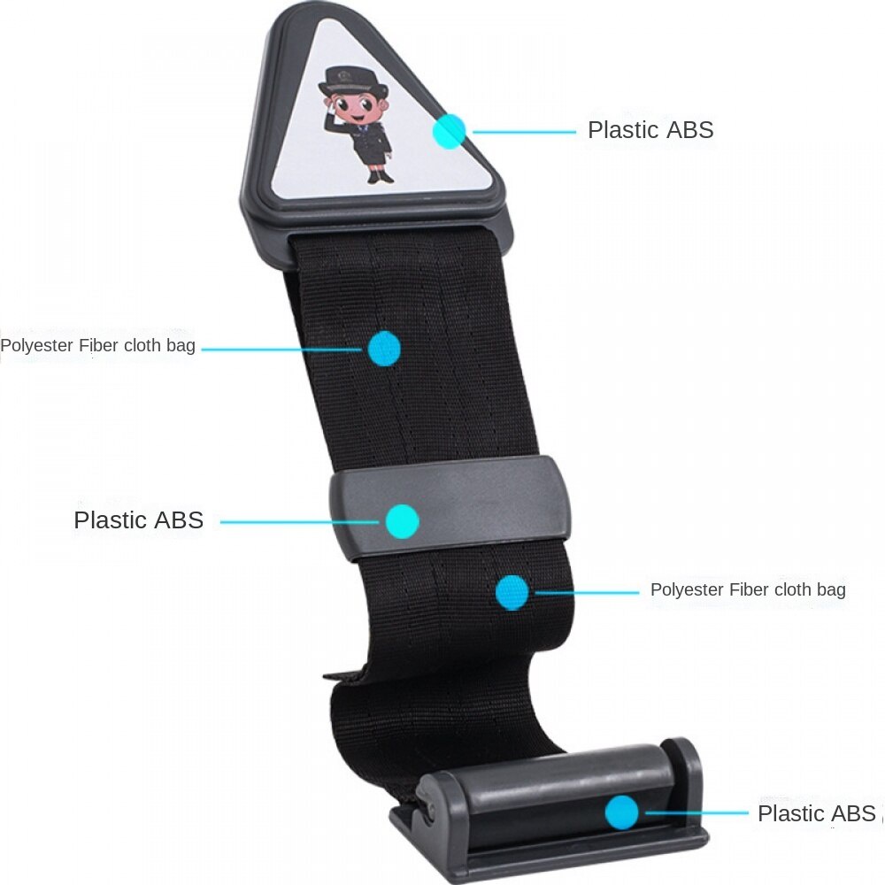 Phụ kiện bọc dây đai an toàn cho bé trên xe hơi họa tiết hoạt hình