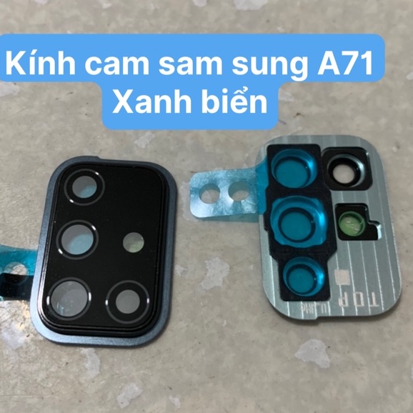 Bộ kính camera samsung A71 (gồm kính và vành cam)