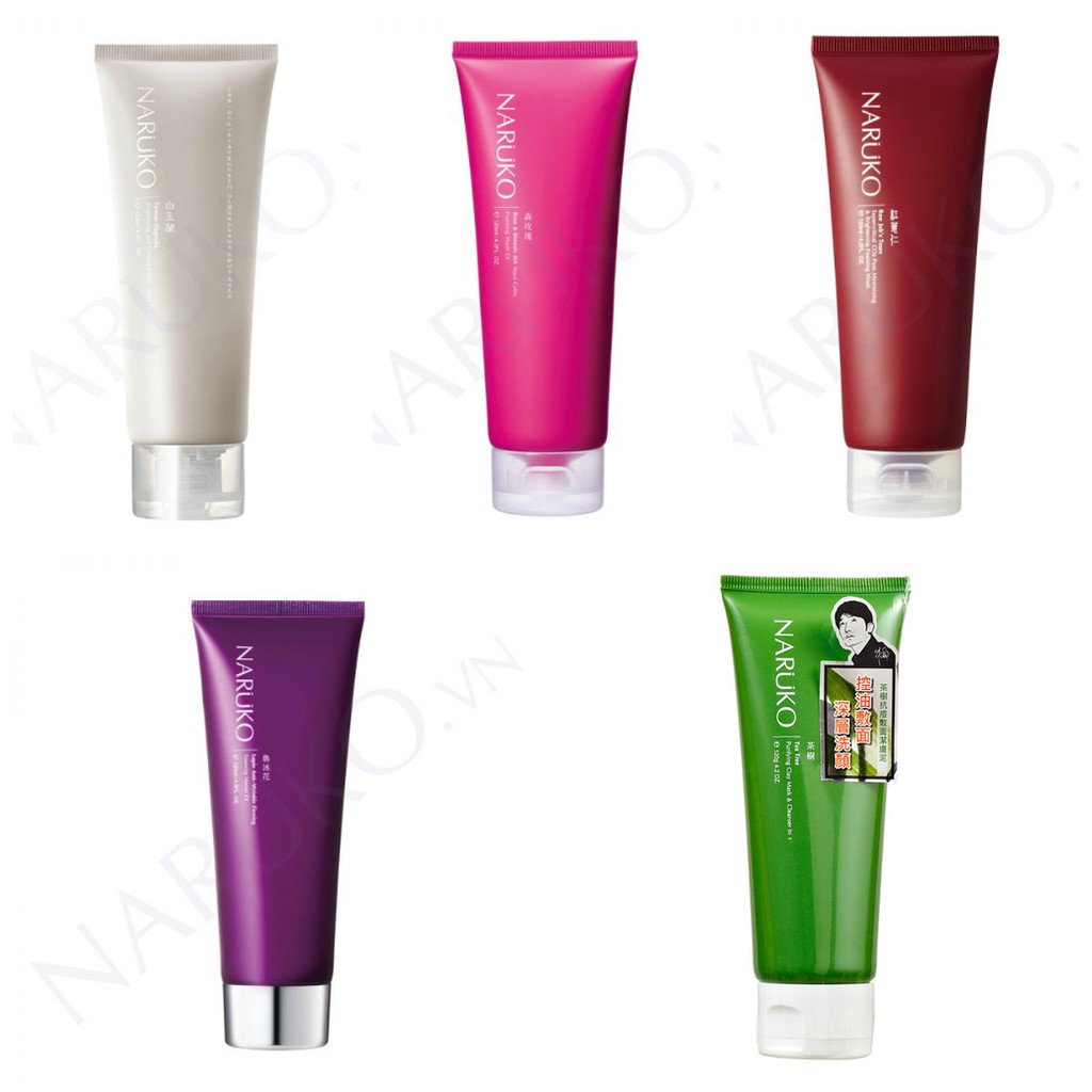 Sữa rửa mặt Naruko Đài Loan - tổng hợp các loại