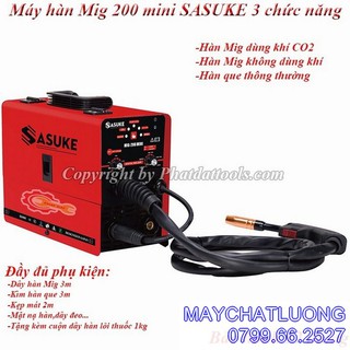 MÁY HÀN MIG SASUKE MINI-  3 CHỨC NĂNG