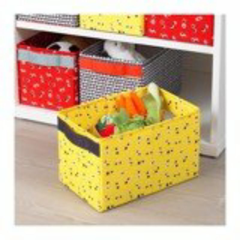 Bộ 3 hộp đựng đồ Ikea Angelagen nhiều màu  18x27x17cm