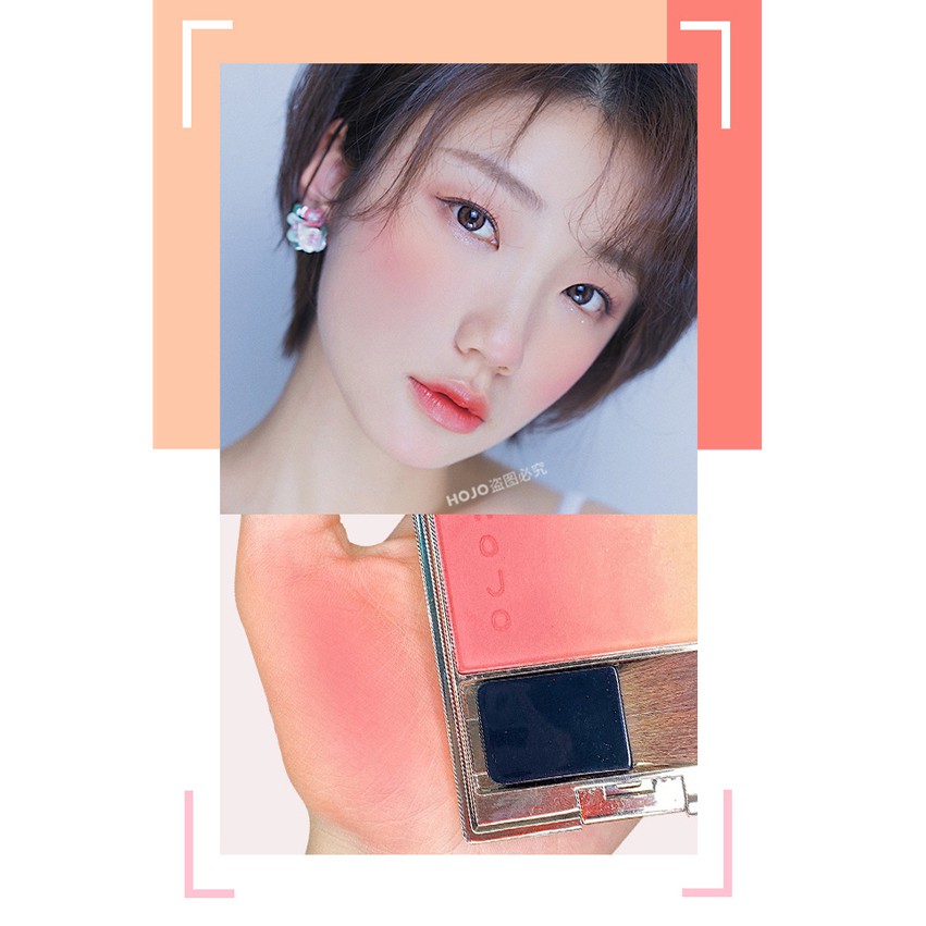 Má hồng HOJO TENDER BLUSH dạng loang, trang điểm tự nhiên kèm cọ | BigBuy360 - bigbuy360.vn