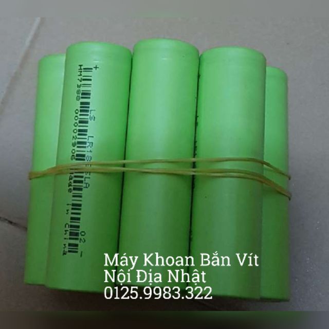 Cell Pin Lishen Xanh 18650 Xả Cao 20A, 2000mAh