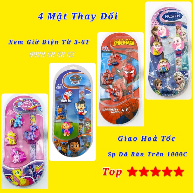 ❤GIÁ ĐẶC BIỆT DUY NHẤT 20 sp đầu tiên❤️ ĐỒNG HỒ ĐIỆN TỬ SIÊU NHÂN 4 MẶT SIÊU ĐẸP