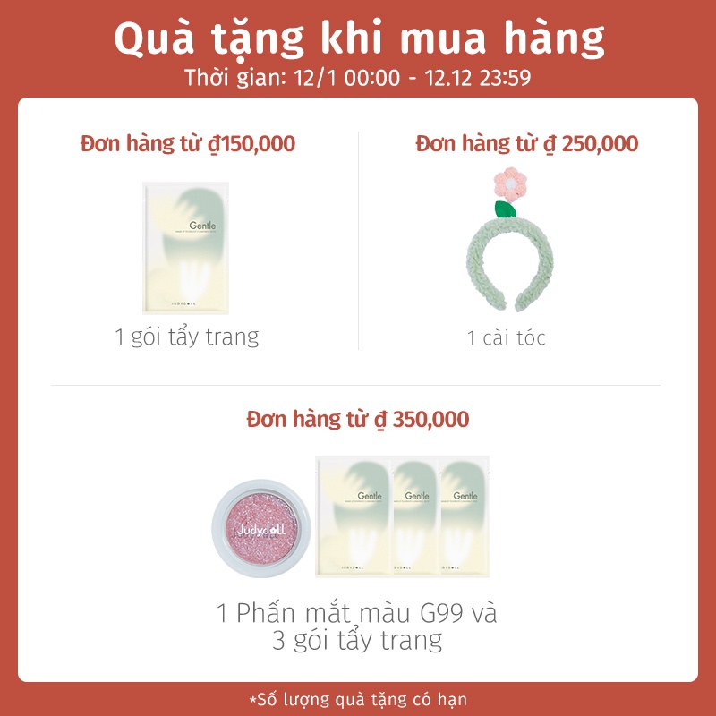 Kem nền Judydoll che khuyết điểm chống bết dầu lâu trôi bền màu 15g | BigBuy360 - bigbuy360.vn