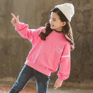 Áo hoodie tay dài cho bé gái (10-26kg)