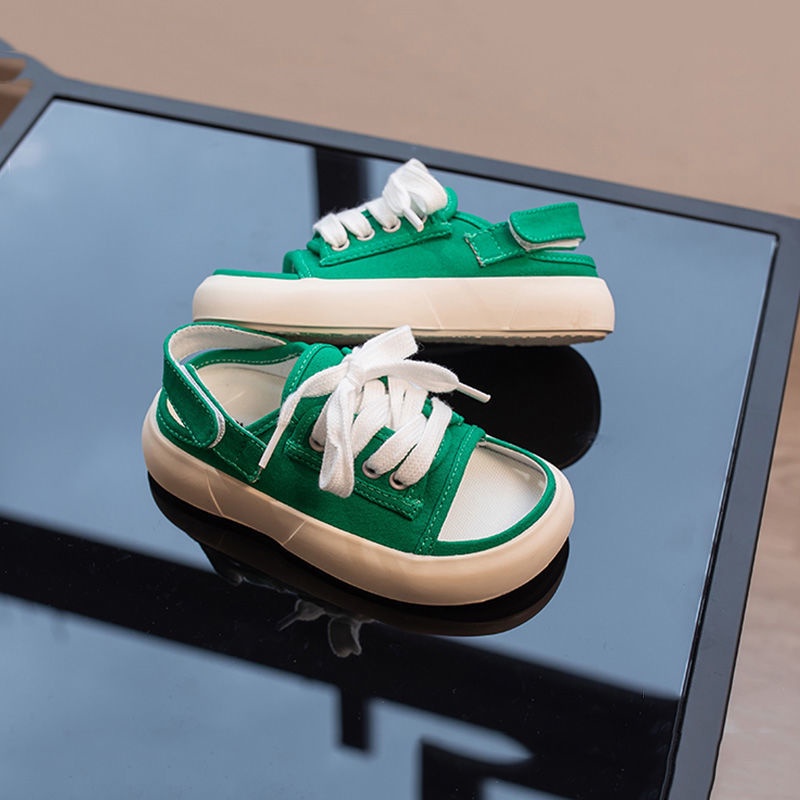 [Hàng Mới Về] Giày Sandal Quai Dán Đế Mềm Chống Trượt Thoải Mái Thời Trang Mùa Hè Cho Bé Trai Và Bé Gái