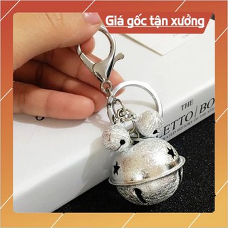 Móc khóa Chuông 1 Màu Nhám, Móc khóa túi xách, phụ kiện, quà tặng
