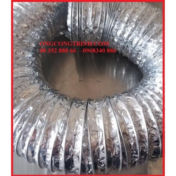 Ống sun bạc hút mùi co giãn dài tổng 8m