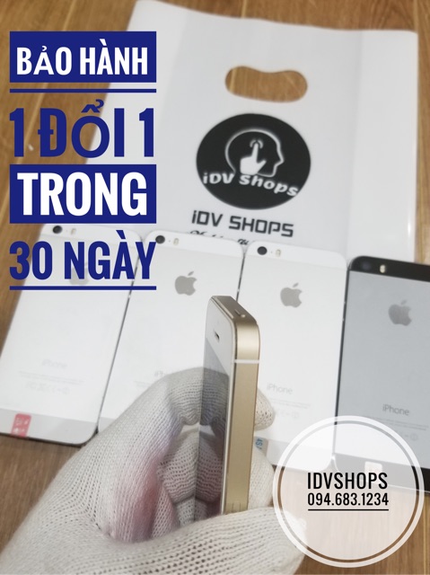Điện thoại iPhone 5S 16/32/64Gb Quốc tế - hàng chính hãng Apple | BigBuy360 - bigbuy360.vn