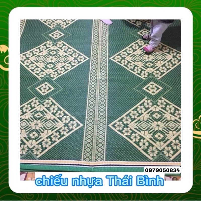 Chiếu nhựa gấp gọn size 2m ×3m chiếu ăn cơm hàng đẹp nhiều màu