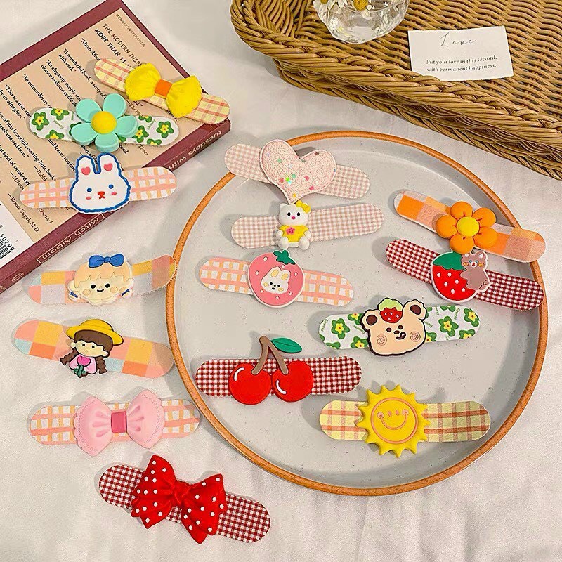 SET 2 Miếng dán tóc mái dễ thương phiên bản Hàn Quốc siêu dễ thương