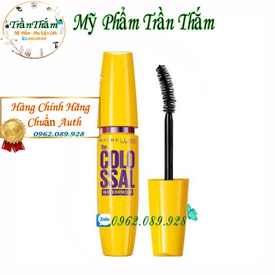 Mascara Maybellin Dài Cong Mi , Không Lem , Không Trôi , Hàng Chuẩn Auth