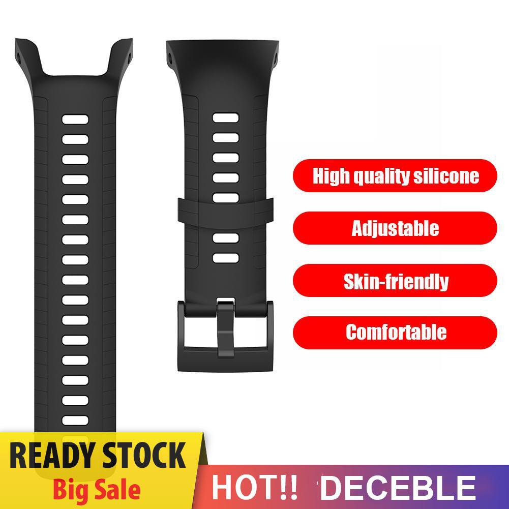 Deceble Silicone Replacement Watchband for Suunto 5 Band Strap Watch Accessories