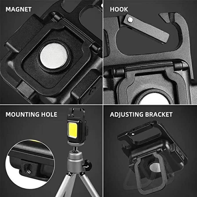 Đèn Pin Mini COB Bỏ Túi Chống Nước Đa Năng Có Thể Sạc Lại Bằng Cổng USB Dùng Cho Hoạt Động Ngoài Trời
