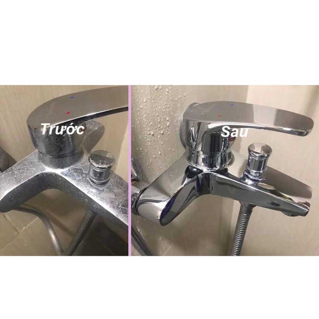 Combo tẩy cặn canxi inox HT01 +pet chà, tẩy cặn canxi trên thiết bị inox Ht01, tẩy cặn hữu cơ