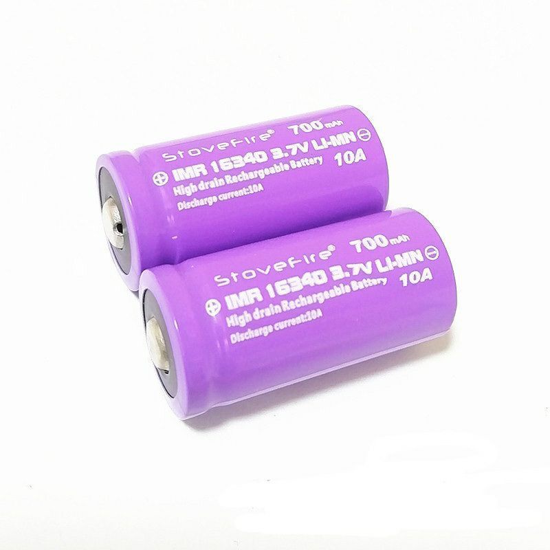 CELL PIN Stovefire 16340/CR123A - 700mAh - 3.7V xả 10A