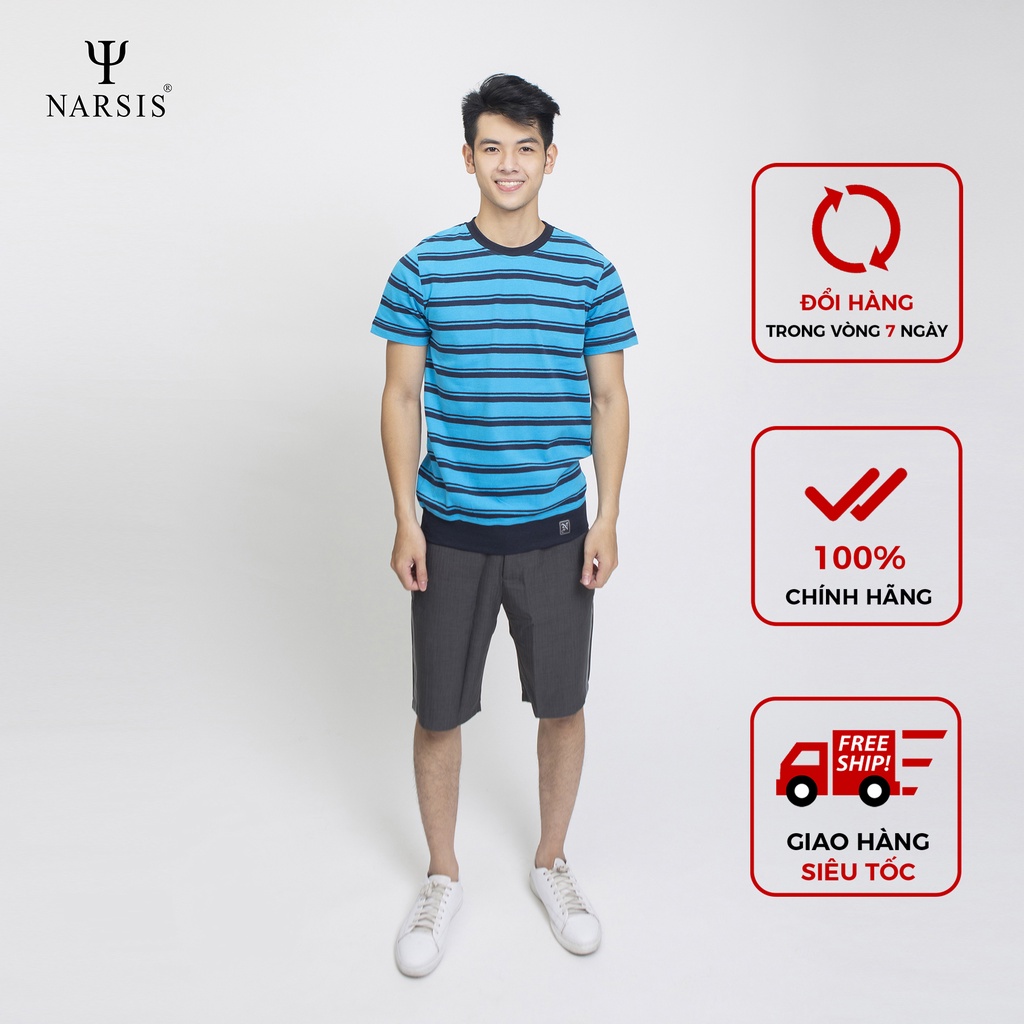 Áo Nam Narsis D4099, Chất liệu vải cao cấp bền đẹp