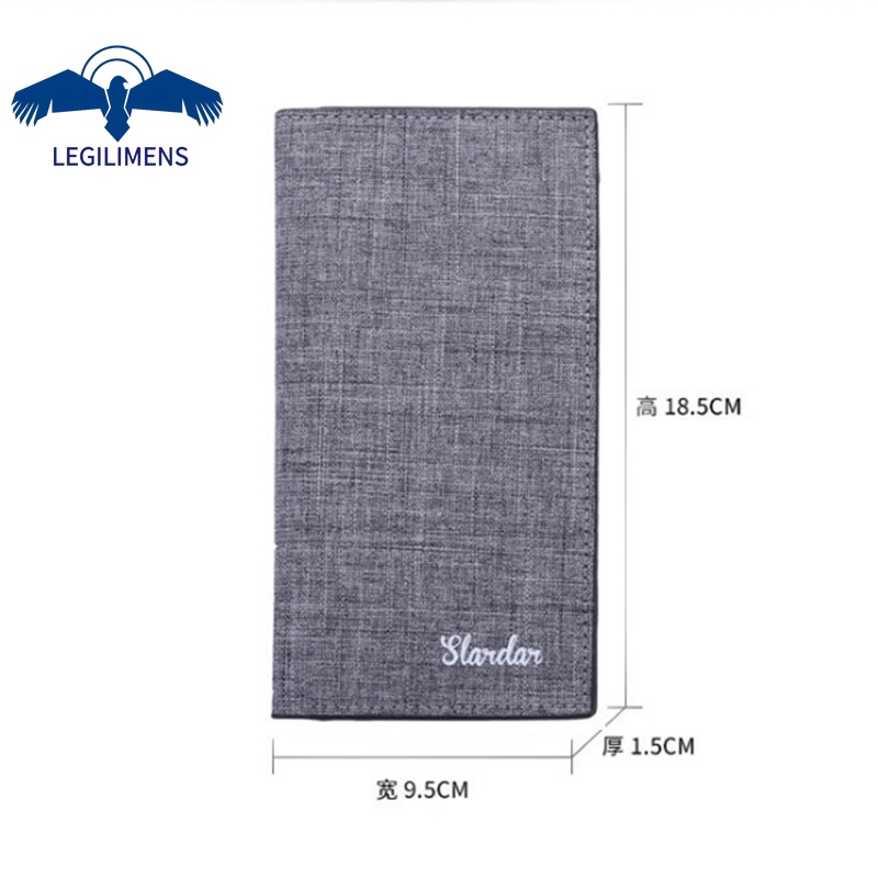 Ví Dài Vải Canvas Thời Trang Cho Nam|Nhà Hát Lục Địa