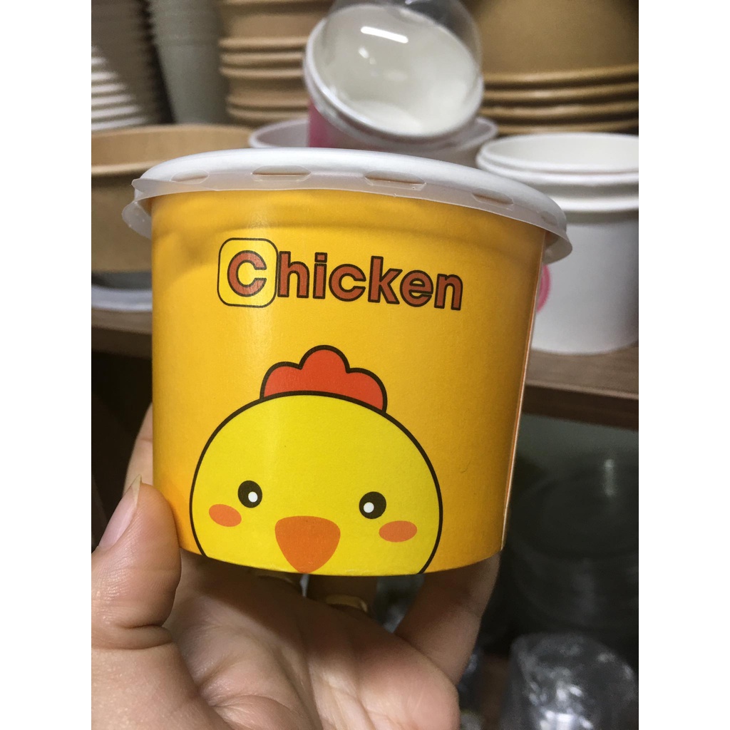 Set 50 tô giấy dùng 1 lần 1PE 500ml - KingPack