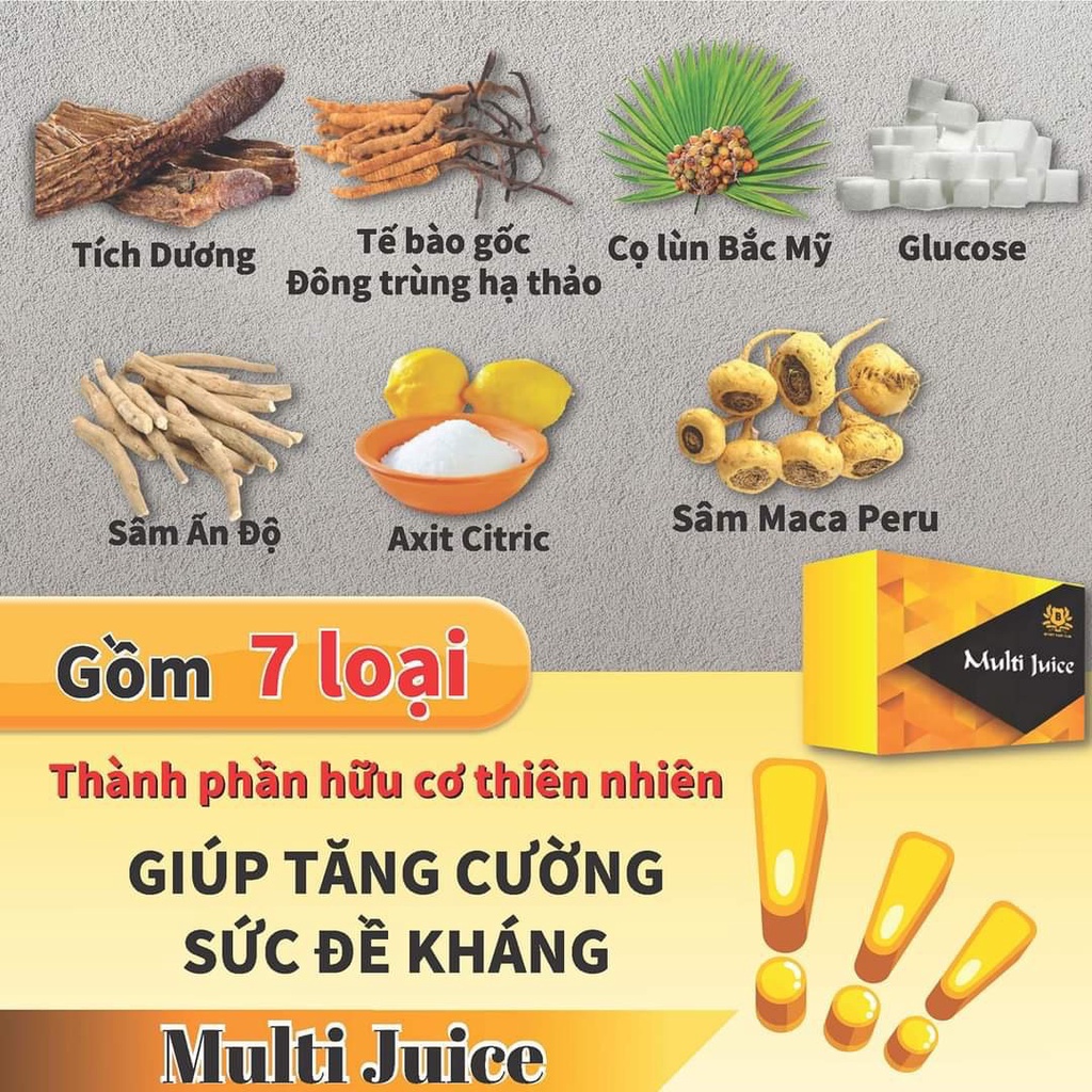 Nước trái cây hỗn hợp MULTI JUICE (XUẤT XỨ MALAYSIA)