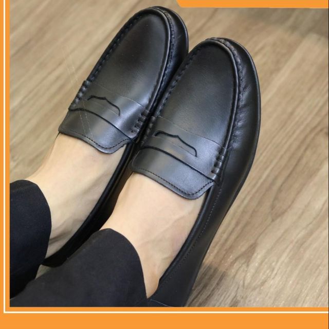 Giày lười size to 44/44/46/47/48 chất da bò thật