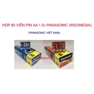 Pin AA 1.5v PANASONIC Hộp 60 viên (15 vỉ 4 viên)