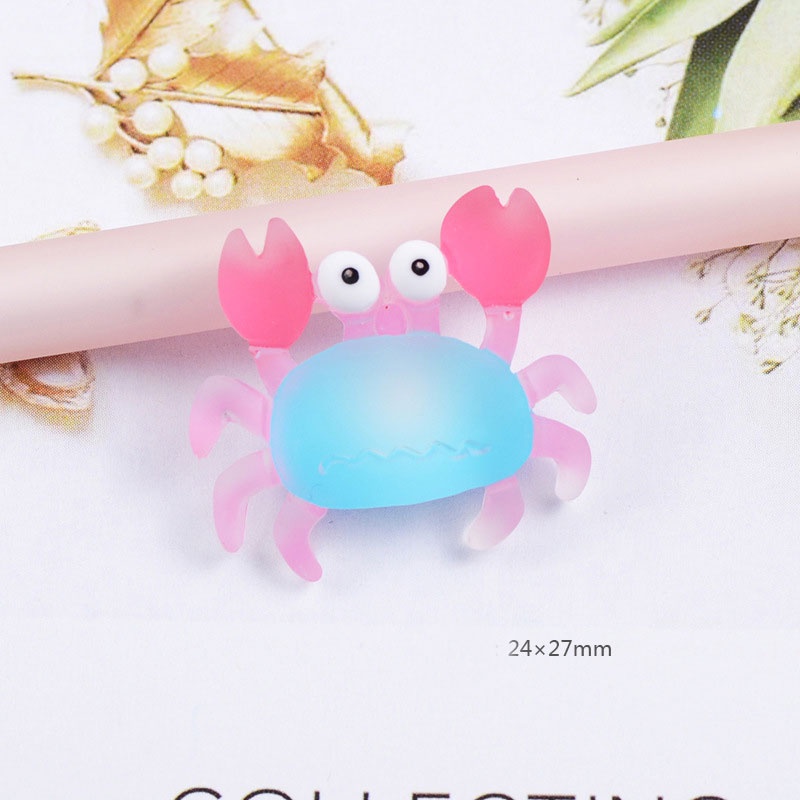 Mô hình 05 các loại động vật dưới nước Cá ,Cua, Tôm dùng trang trí bể cá thủy sinh Charm Slime