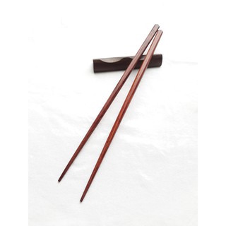 Đũa gỗ trắc trơn đẹp cao cấp (Bộ 5 đôi)