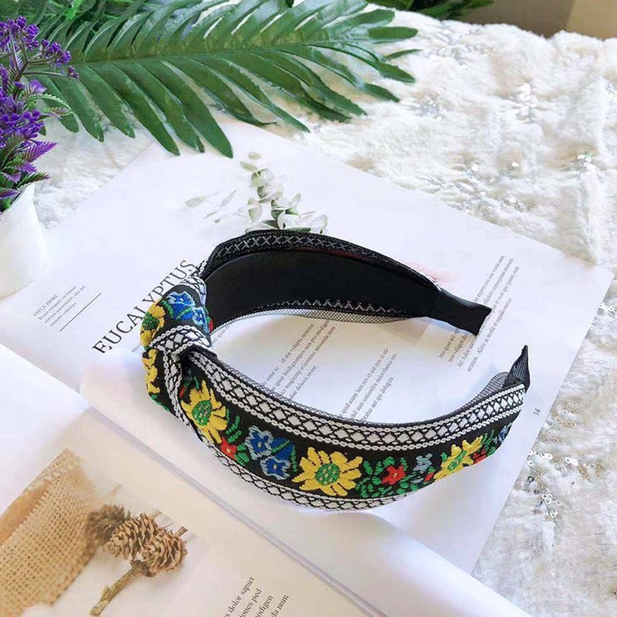 Băng Đô Vải Ren Hoa Xinh Xắn Cho Nữ