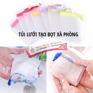 túi lưới xà phòng tạo bọt